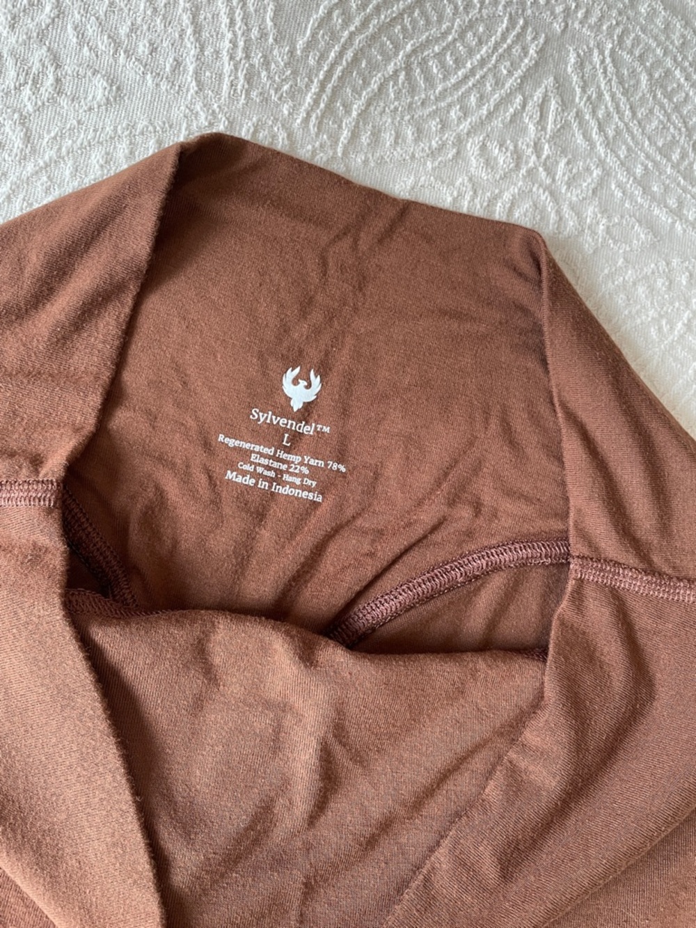Namarie Sylvendel Hemp cocoa Brown High-Waist Stretch Leggings